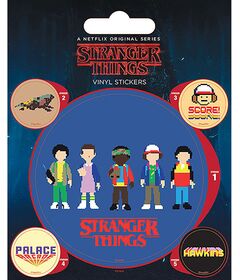 Stranger Things Arcade Stickers PS7422
