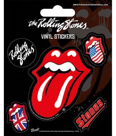The Rolling Stones Lips Stickers PS7215