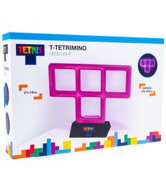 Neon Tetris: Purple Tetrimino T Lamp