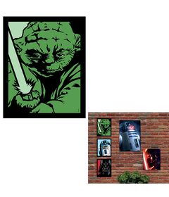 Star Wars - Yoda Small Light-Up Canvas DIVBLW005