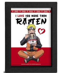 Naruto "I Love You More Than Ramen" Canvas TGGKRA116