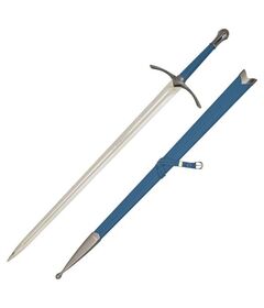 Spada Non Affilata Il Signore degli Anelli Blu Glamdring