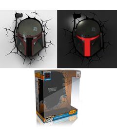 Star Wars: Boba Fett 3D Wall Lamp