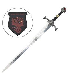 Spada Non Affilata Game of Thrones Blackfyre e Supporto
