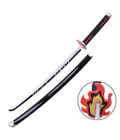 Katana Bamboo Demon Slayer Black Nichirin