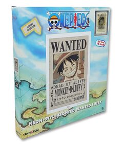 One Piece: Wanted Monkey D. Luffy Wall Lamp