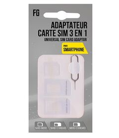 FREAKS Adattatore Universale per SIM 3 in 1