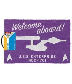 Star Trek Welcome Aboard! U.S.S. Enterprise Doormat GP85396