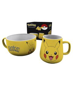 Set Tazza + Bowl Pokemon Pikachu
