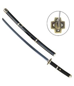 Katana Non Affilata One Piece Yubashiri Nera