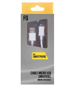 FREAKS Cavo di Ricarica da USB-A a Micro USB Bianco 1m