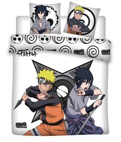 Naruto Shippuden microfibre duvet cover bed 135cm 5407010071504