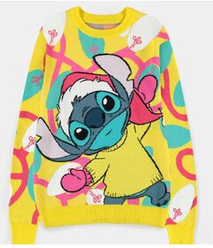 Maglione Natale Disney Stitch Fluo S