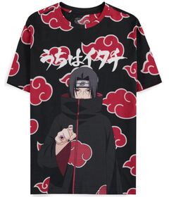 T-Shirt Deluxe Naruto Shippuden Itachi Clouds L TS187087NRS-L