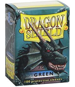 DRAGON SHIELD Bustine Standard Classic Green 100pz