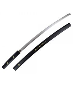Katana Non Affilata Lupin Goemon Ishikawa Nera Iscrizioni