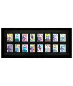 Cornice Esposizione Trading Card Nera 16 Posti