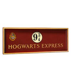 Harry Potter Hogwarts Platform 9 3/4 plate