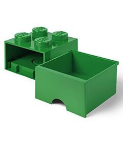 LEGO Brick 4 Drawer Green Container RCL BD4 GR