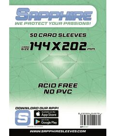 SAPPHIRE Bustine Protettive 144x202mm Mint 50pz