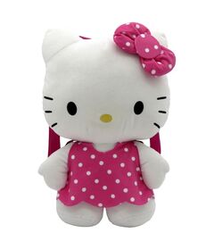 Hello Kitty and Friends: Hello Kitty Pink Plush Backpack 35cm
