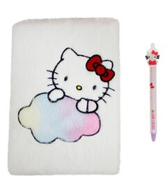 CYP BRANDS Hello Kitty plush notebook + pen set