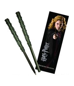 Penna Bacchetta + Segnalibro Harry Potter Hermione