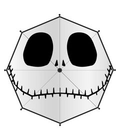 Disney Nightmare Before Christmas manual umbrella 8445484340662
