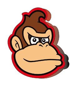 NINTENDO Super Mario Bros Donkey Kong 3D cushion