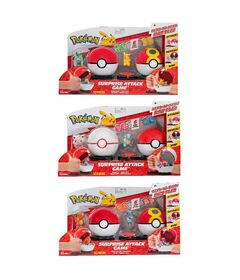 JAZWARES Pokemon Pikachu vs Bulbasaur attack game