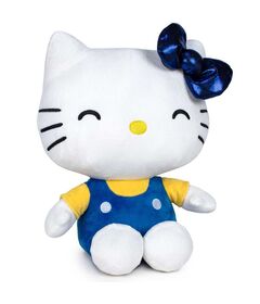 Hello Kitty and Friends: Hello Kitty 50th Anniversary Dark Blue Bow Plush 22cm