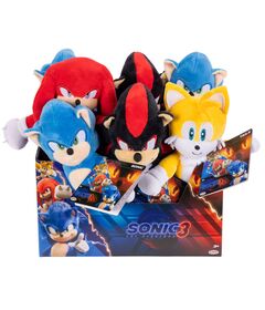 JAKKS PACIFIC Sonic 3 The Movie assorted plush toy 23cm