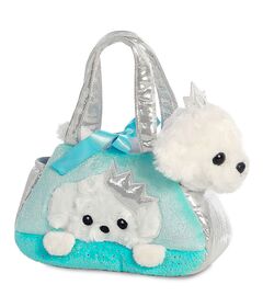 Fancy Pal White Dog soft plush toy 21cm
