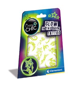 CLEMENTONI Crazy Chic Glow in the dark tattoos