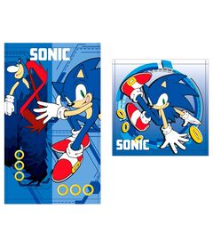 SEGA Sonic The Hedgehog set 2 cotton bath towels