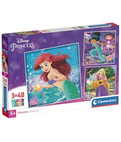 Clementoni Puzzle - Disney Princess 3x48pcs