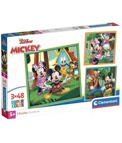 Clementoni Puzzle - Disney Mickey 3x48pcs