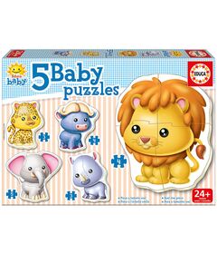 EDUCA Puzzle - Wild Animals  2-5pcs