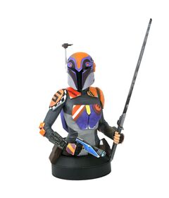 DIAMOND SELECT Star Wars Rebels Sabine Wren bust 15cm