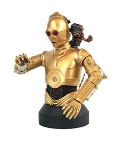 GENTLE GIANT Star Wars Episode IX C-3PO and Babu Frik bust 15cm