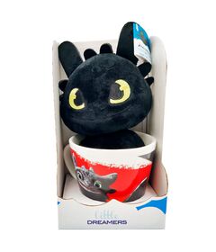 How to Train Your Dragon Toothless Mug + plush toy 18cm