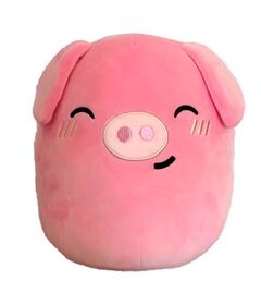 PUCKATOR Squidglys Adoramals Oliver Piggy plush cushion