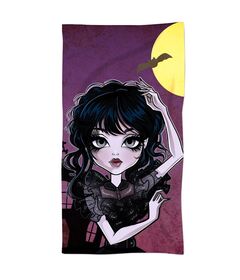 Gothic Girl cotton beach towel 8435631339144