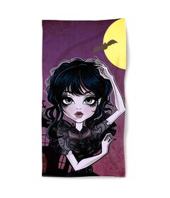 Gothic Girl microfibre beach towel 8435631339939