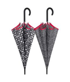 Automatic black white umbrella assorted 61cm 8015831263670