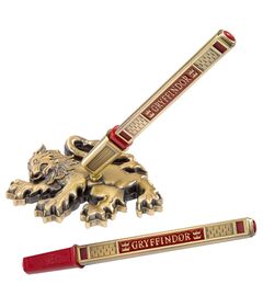 NOBLE COLLECTION Harry Potter Gryffindor pen with support