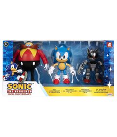 Sonic The Hedgehog 30th Anniversary pack 3 figures 10cm