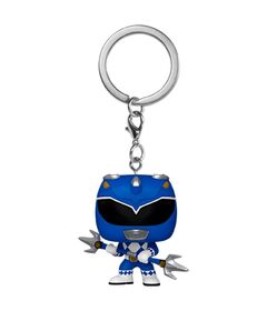 Pocket POP Keychain Power Rangers 30th Anniversary Blue Ranger