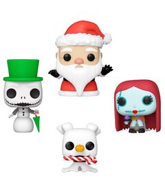 Pocket POP pack 4 figures Disney Nightmare Before Christmas Holiday Exclusive