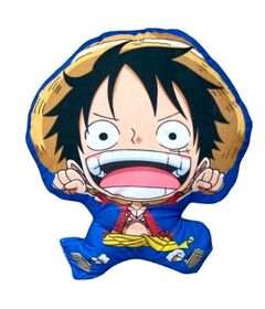 TOEI ANIMATION One Piece D Luffy 3D cushion 35cm